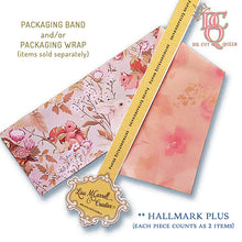 Load image into Gallery viewer, Die Cut Queen's custom shaped PACKAGING BANDS & PACKAGING WRAPS for Lisa McCarrell Creative at www.elevateyourbox.com