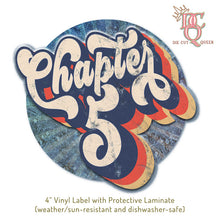 Load image into Gallery viewer, Die Cut Queen 4" Vinyl Decal with protection laminate. Weather, Sun & dishwasher-safe.