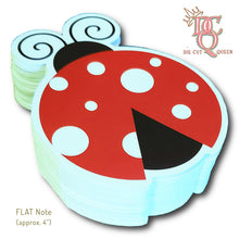 Load image into Gallery viewer, Die Cut Queen's Elevate Your Box Starter Bundle: custom shaped 4" FLAT Note