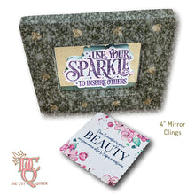 Load image into Gallery viewer, Die Cut Queen 4" Mirror Clings - Variety