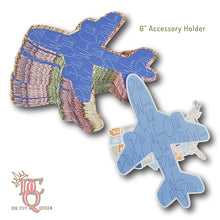 Load image into Gallery viewer, Die Cut Queen's custom shaped 6" Accessory Card for Pilot Wive's Club at www.pilotwivesclub.com