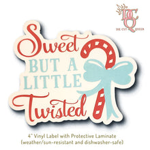 Load image into Gallery viewer, Die Cut Queen 4" Vinyl Decal with protection laminate. Weather, Sun & dishwasher-safe. Design for Sew Stitchin' Fun Box at www.sewinstitches.com